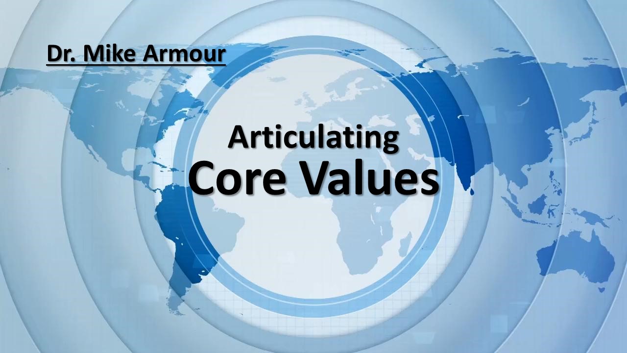 Articulating Core Values